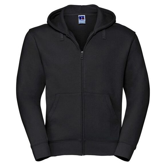 Russell Mens Authentic Full Zip Hoodie / Black